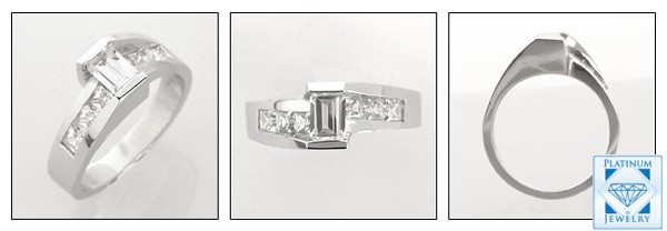 CUBIC ZIRCONIA CHANNEL SET ANNIVERSARY RING