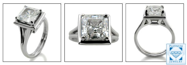 AAA HIGH QUALITY 1.25 CZ PRINCESS CUT SOLITAIRE RING