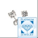 ROUND STUD EARRING WITH CZ 