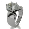 Pear shaped 3 ct solitaire ring 