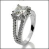Platinum Cubic Zirconia Engagement Ring