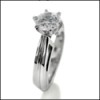 Euro shank solitaire ring with cz