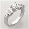 AAA HIGH QUALITY CZ ENGAGEMENT RING /ROUND STONE