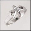 6 PRONG ROUND CZ SOLITAIRE RING