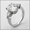 OVAL PEAR CUBIC ZIRCONIA 3 STONE RING