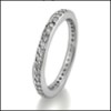 2.5mm CZ  Eternity Band/ Pave