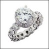 2.25 ROUND CZ ENGAGEMENT ETERNITY SHARED PRONG RING