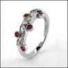 Marquise and Ruby cz wedding band