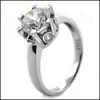 WHITE GOLD SOLITAIRE 1.25 CT RING