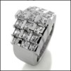 13mm wide AAA high quality CZ PRINCESS channel band