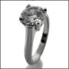 CZ 1.75 ROUND SOLITAIRE RING