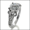 1.25 carat Cubic Zirconia Engagement ring 