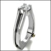 AAA HIGH QUALITY ROUND CUBIC ZIRCONIA EURO SHANK SOLITAIRE RING