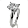 HIGH QUALITY 1.5 RADIANT CUT CZ SOLITAIRE ENGAGEMENT RING