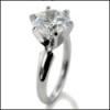2.5 ROUND CZ 6 PRONG SOLITAIRE RING