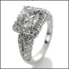 AAA HIGH QUALITY ROUND CZ CENTER ANNIVERSARY RING