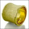 18 K YELLOW GOLD 17MM WIDE CHIC BAND