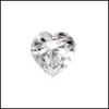 0.75 HEART SHAPE  FAKE DIAMOND