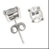 2 Carat Total Weight OVAL CZ STUDS