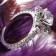 1 Carat Stimulated Diamond CZ Engagement ring