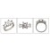 2 Carat Emerald Cut Cubic Zirconia Ring in Platinum