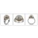 Finest quality cubic zirconia ring