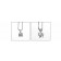 HIgh quality cubic zirconia solitaire pendant