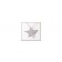 Cubic Zirconia Star pendant in 14k white gold