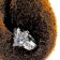 Platinum ring with 2.0 carat Marquise Cubic Zirconia