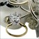 Two tone Tiffany Style Solitaire cz ring