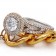 Cubic Zirconia Platinum Tiffany rings